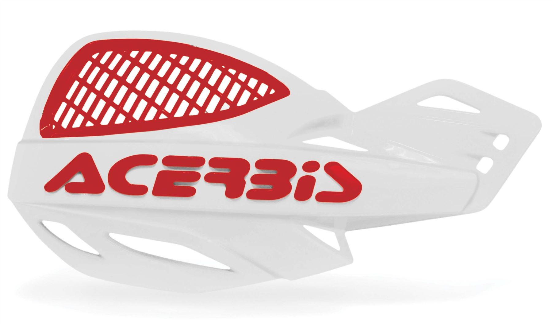 Acerbis Uniko MX Handguards Pair + Kit For White Red Honda CRF 450 R 2002 - 2024